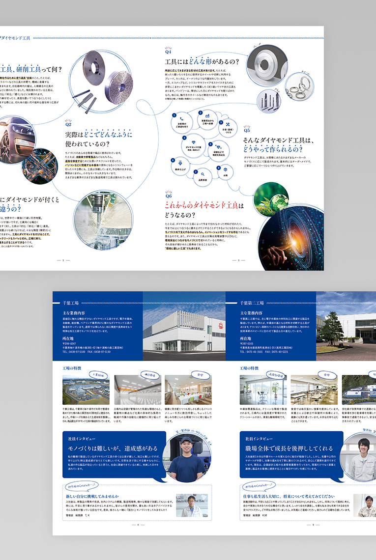
                        旭ダイヤモンド工業株式会社 採用パンフレット                        