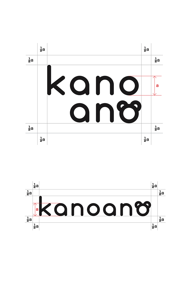
                        face 2 face株式会社「kanoano」ブランドロゴ                        