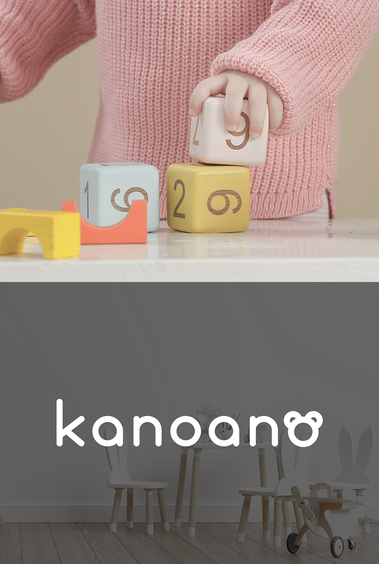 
                        face 2 face株式会社「kanoano」ブランドロゴ                        