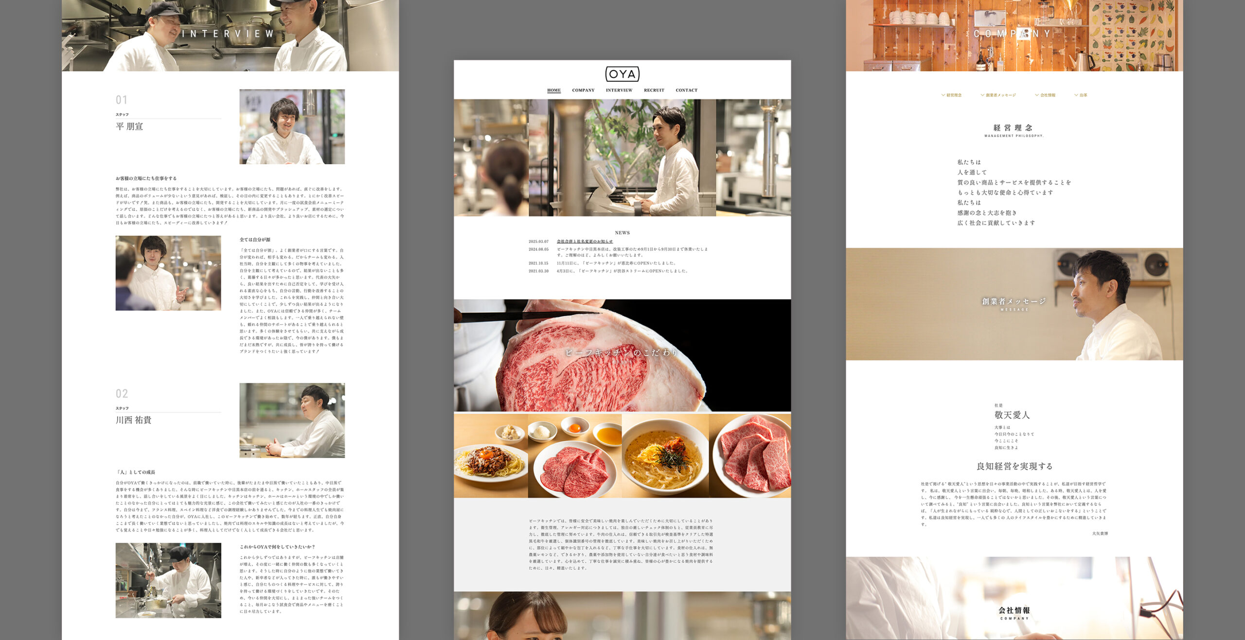 株式会社OYA　コーポレートサイト