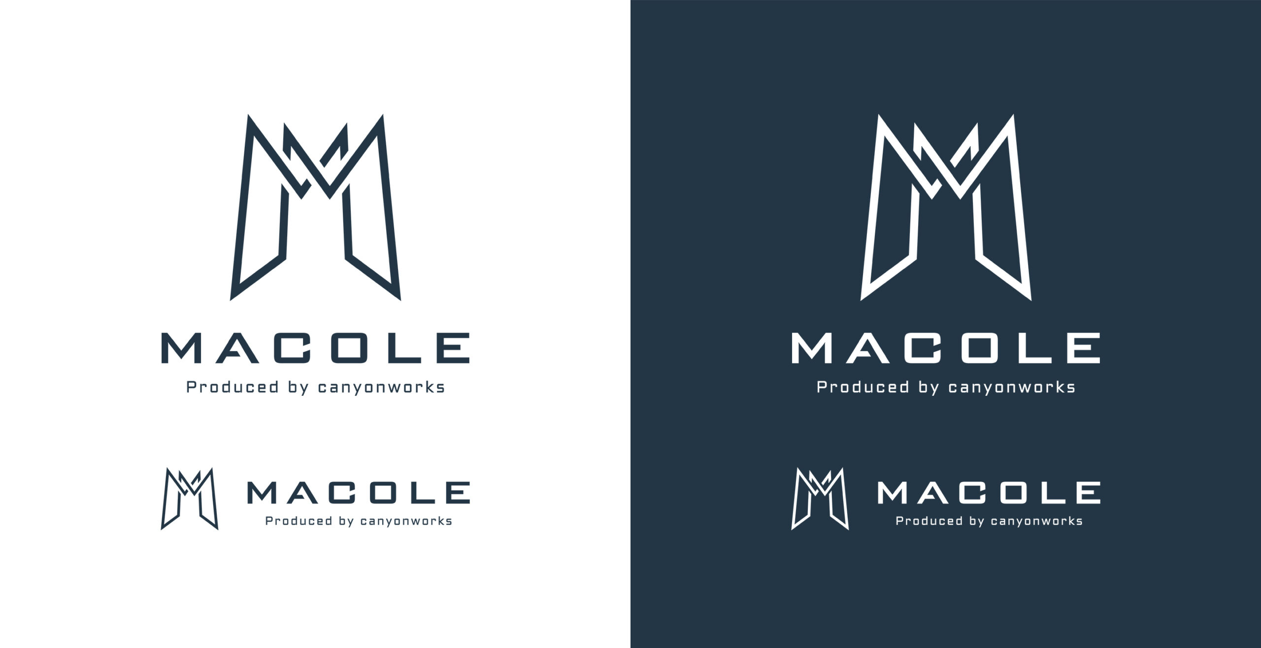 有限会社キャニオンワークス「MACOLE」ブランドロゴ