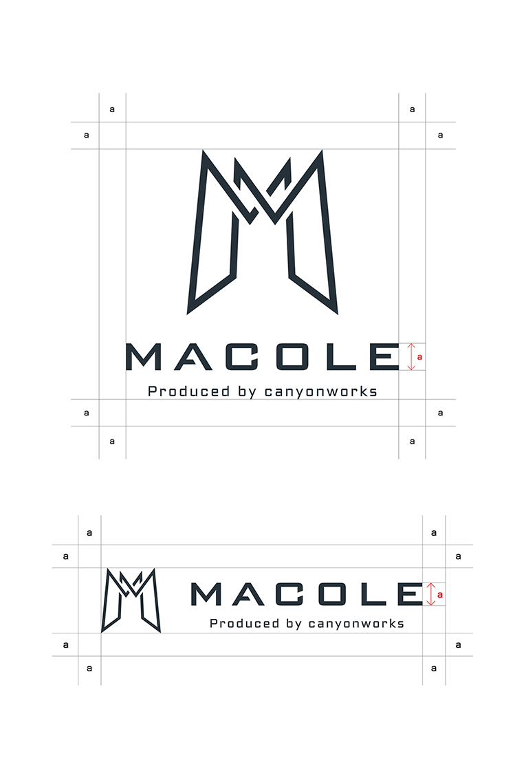 
                        有限会社キャニオンワークス「MACOLE」ブランドロゴ                        