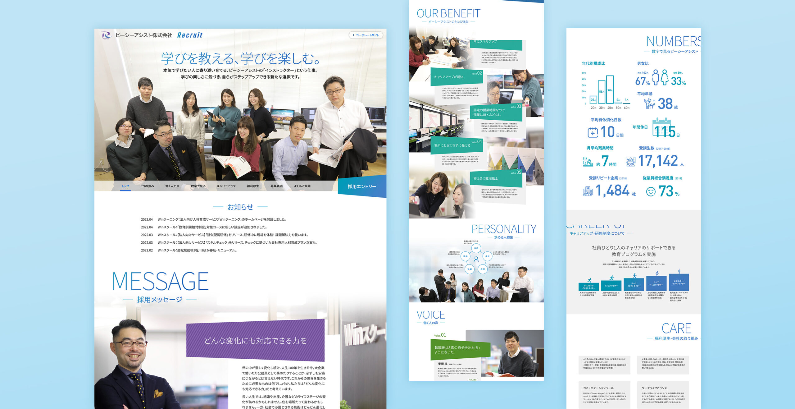 ピーシーアシスト株式会社 採用サイト